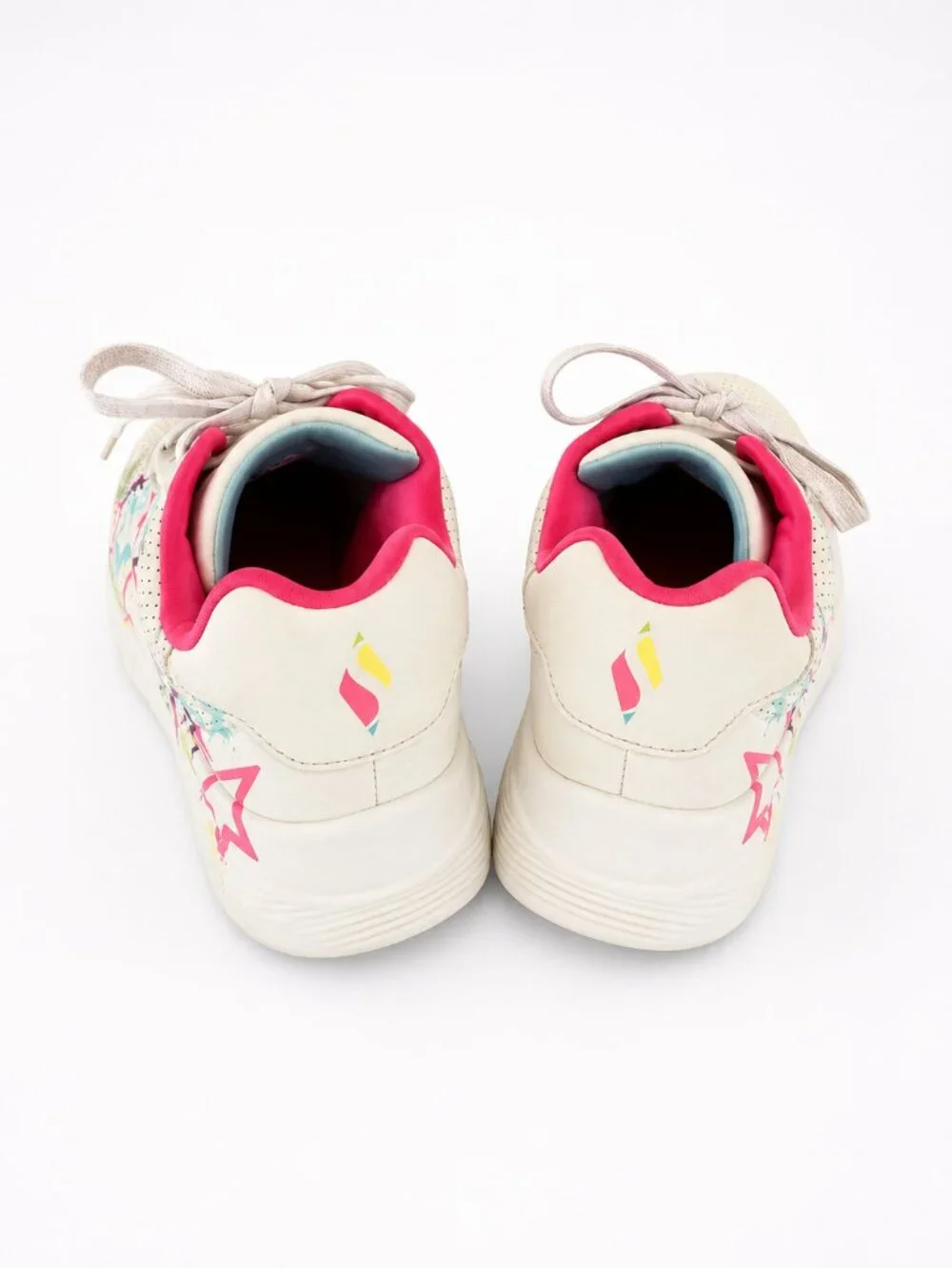 Skechers Los Angeles Air-Cooled Memory Foam Graffiti Sneakers Girls Size 2